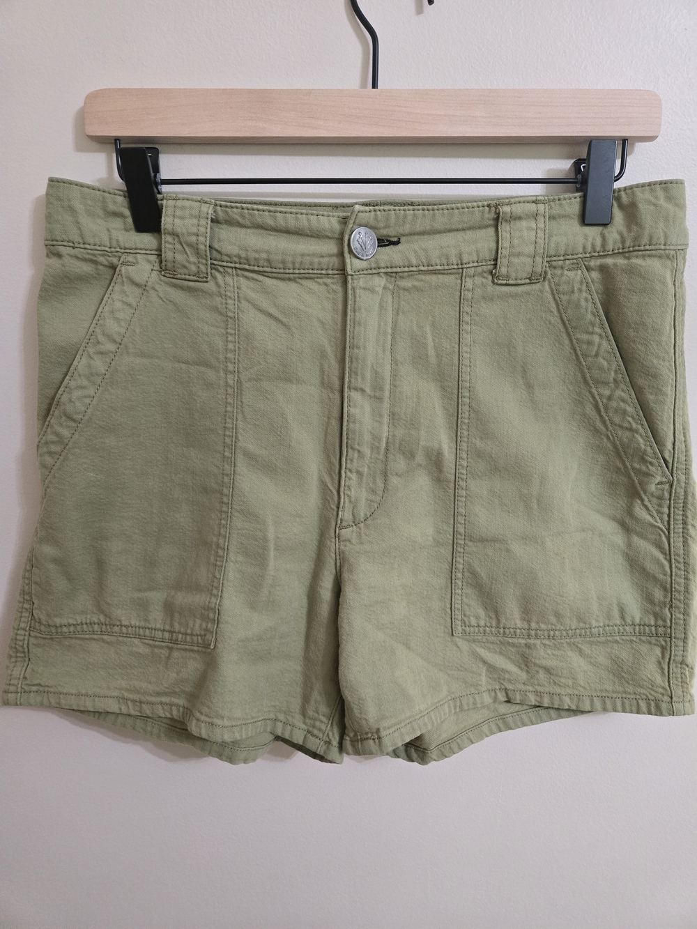 rag & bone Olive Green High-Waist Women's Shorts